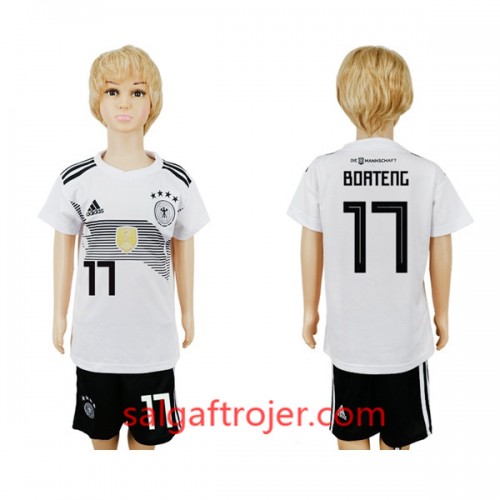 Tyskland Fodboldtrøjer Boateng 17 Børn Hjemmebanesæt VM 2018 Tyskland Fodboldtrøjer Boateng 17 Børn Hjemmebanesæt VM 2018